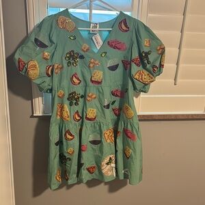 QOS charcuterie dress. NWT